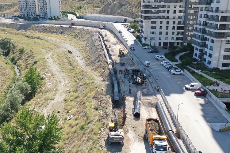 “Mamak-Gölbaşı Ortası İçme Suyu Hattı” projesinde sona gerçek