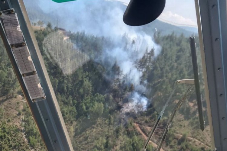 Bursa Orhaneli’de orman yangını denetim altına alındı