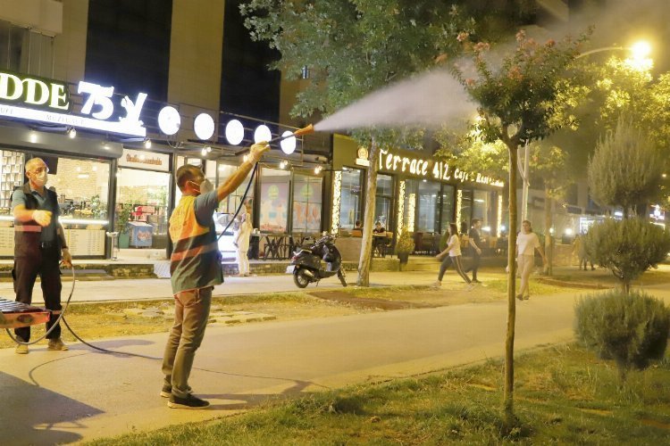 Diyarbakır’da ‘yeşil’ için gece mesaisi