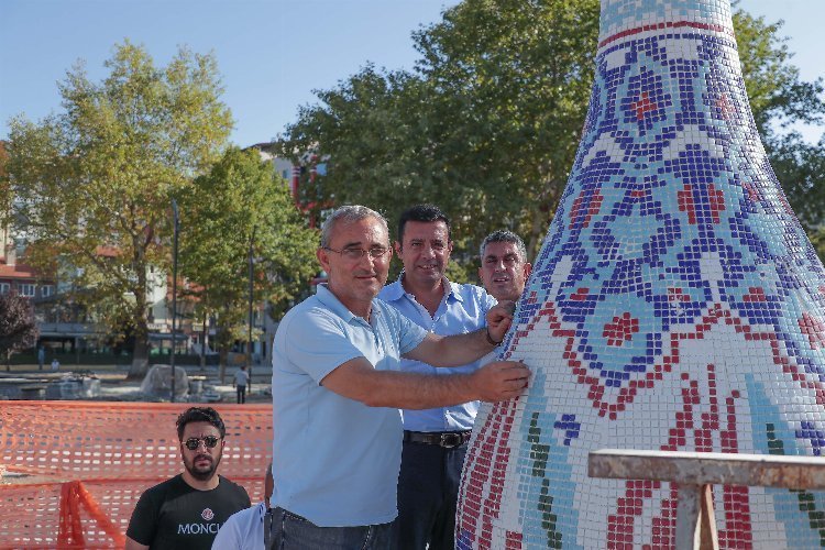 Kütahya’da 51 yıllık vazonun kaplaması tamamlandı