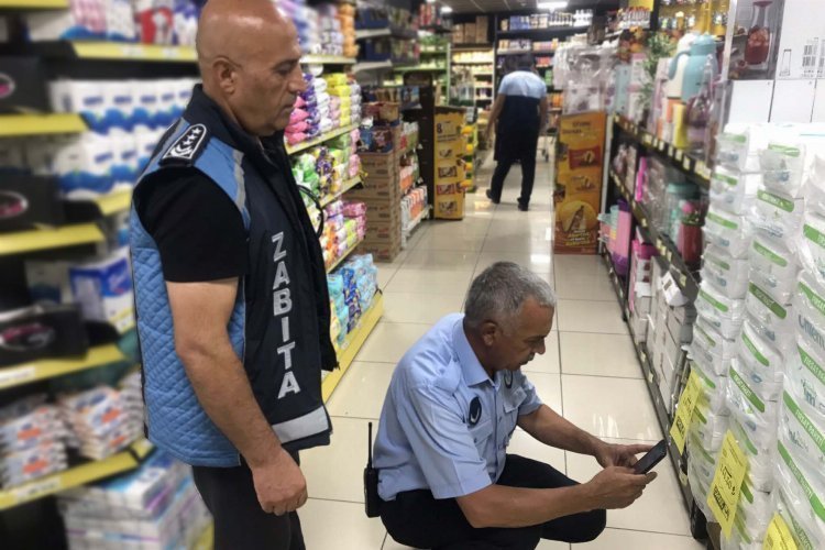 Malatya Zabıtası’ndan market kontrolü