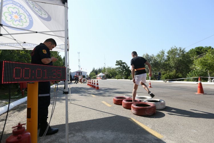 Muğla’da itfaiye erlerine uygulamalı imtihan