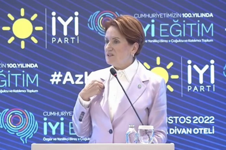 Akşener ‘İYİ Eğitim’i anlattı… “Değişmedik hiç bir şey kalmadı”