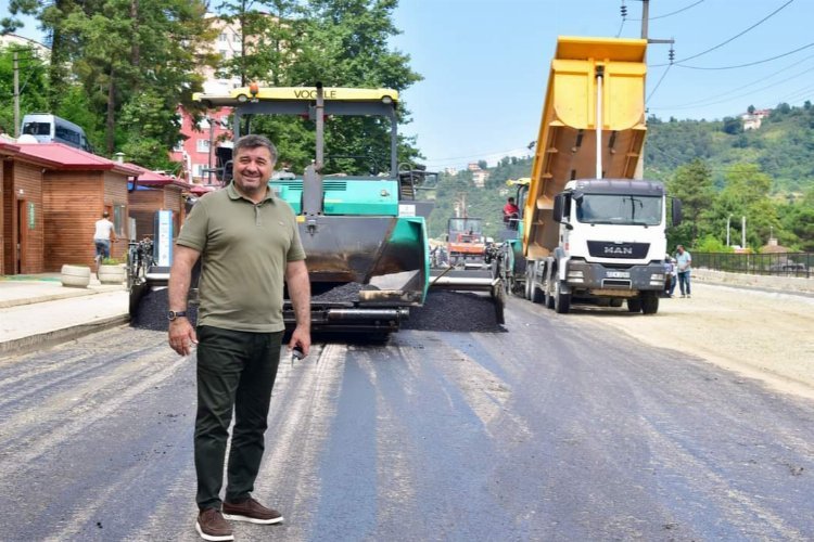 Giresun’da asfalt seferberliği