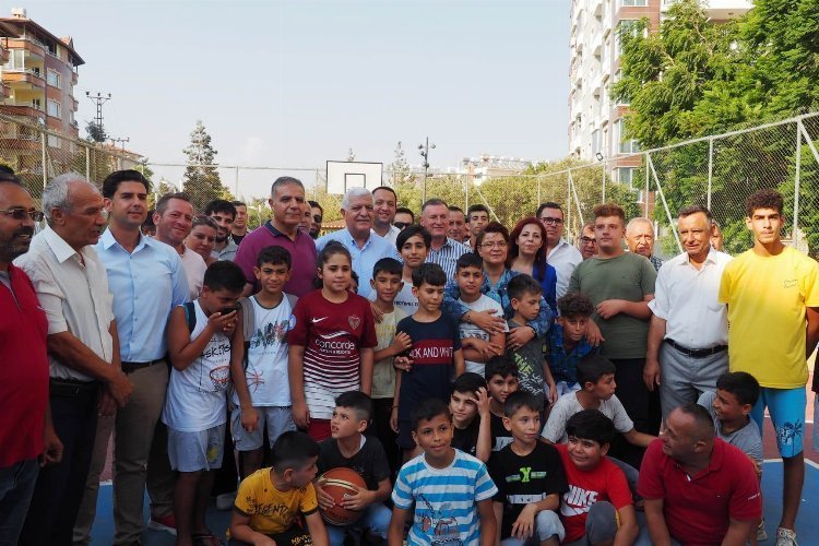 Hatay’daki yeşil alanlarda çocuklar oyuna doyacak