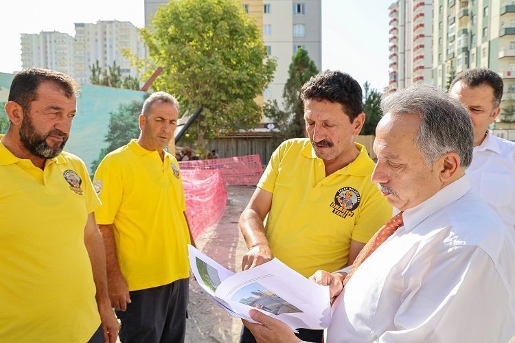 Kayseri Talas’ta tamir timleri iş başında