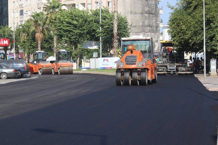 Kent merkezi asfalta büründü