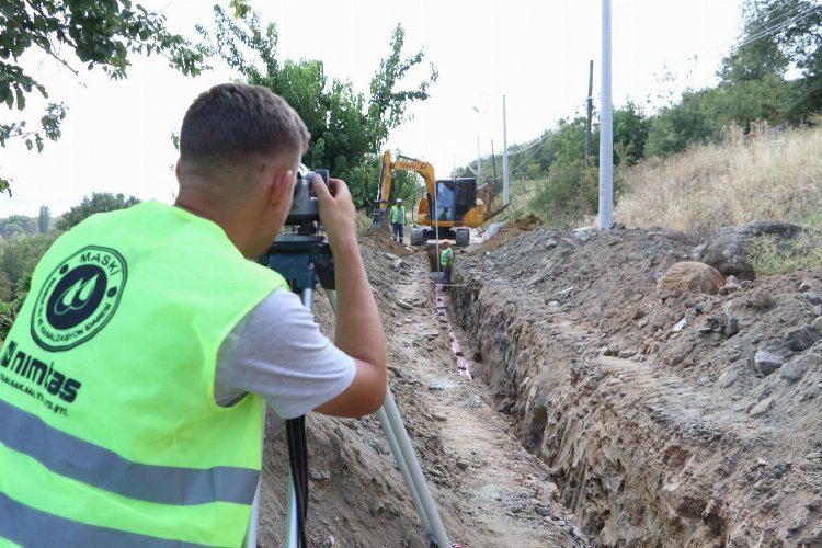 Manisa Gördes’te altyapı çalışmalarına devam