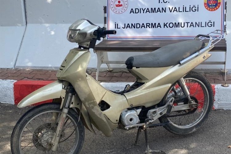 Adıyaman’da kuşkulu motosiklet Jandarma’yı harekete geçirdi