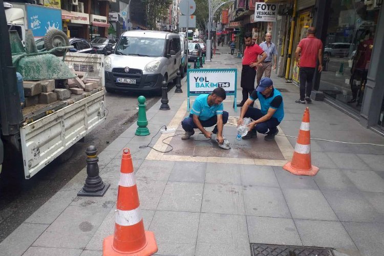 Kocaeli’de ‘Yol Bakım Timi’nden süratli tahlil