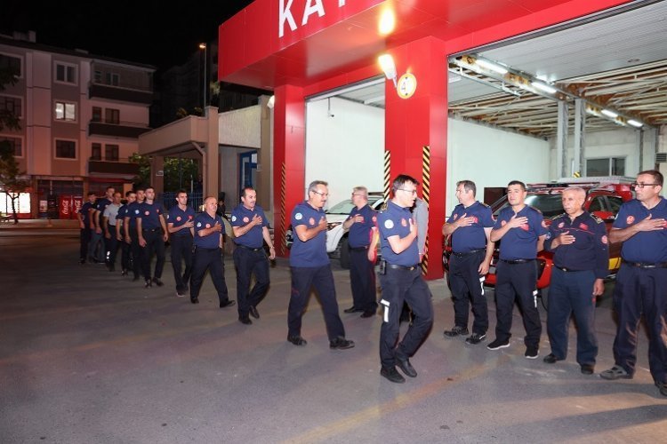 Mersin’deki yangına Kayseri’den destek