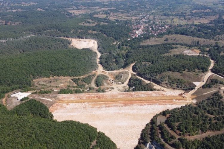 Bilecik Pazaryeri’nde Dereköy Barajı Aralık’ta su tutmaya hazır