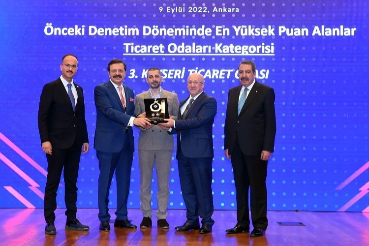 Kayseri Ticaret Odası’na bir ödül daha