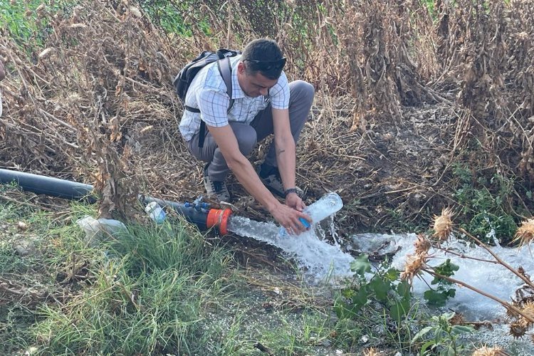 Manisa Saruhanlı’da 13 litre verimlik yeni sondaj