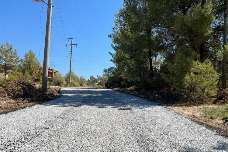 Muğla Milas’ta üst yapı çalışmaları sürüyor