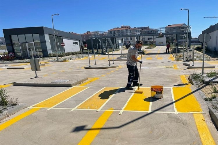 Tekirdağ Çorlu’da çocuklar için trafik parkı