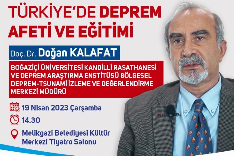 Kayseri Melikgazi’de zelzele seminerleri sürüyor