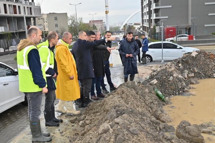 Manisa’da takımları yağış mesaisinde